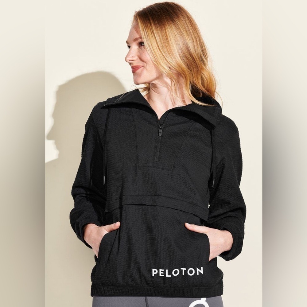 ☀️🔥Peloton x Lululemon - Black Pack Light Half Zip Pullover - 12
